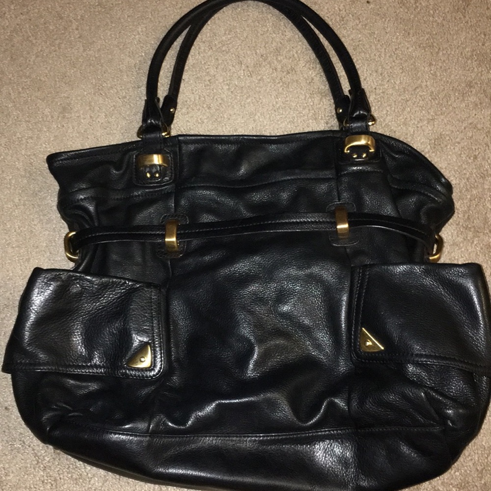 B. Makowsky Black Shopper Bag View 2